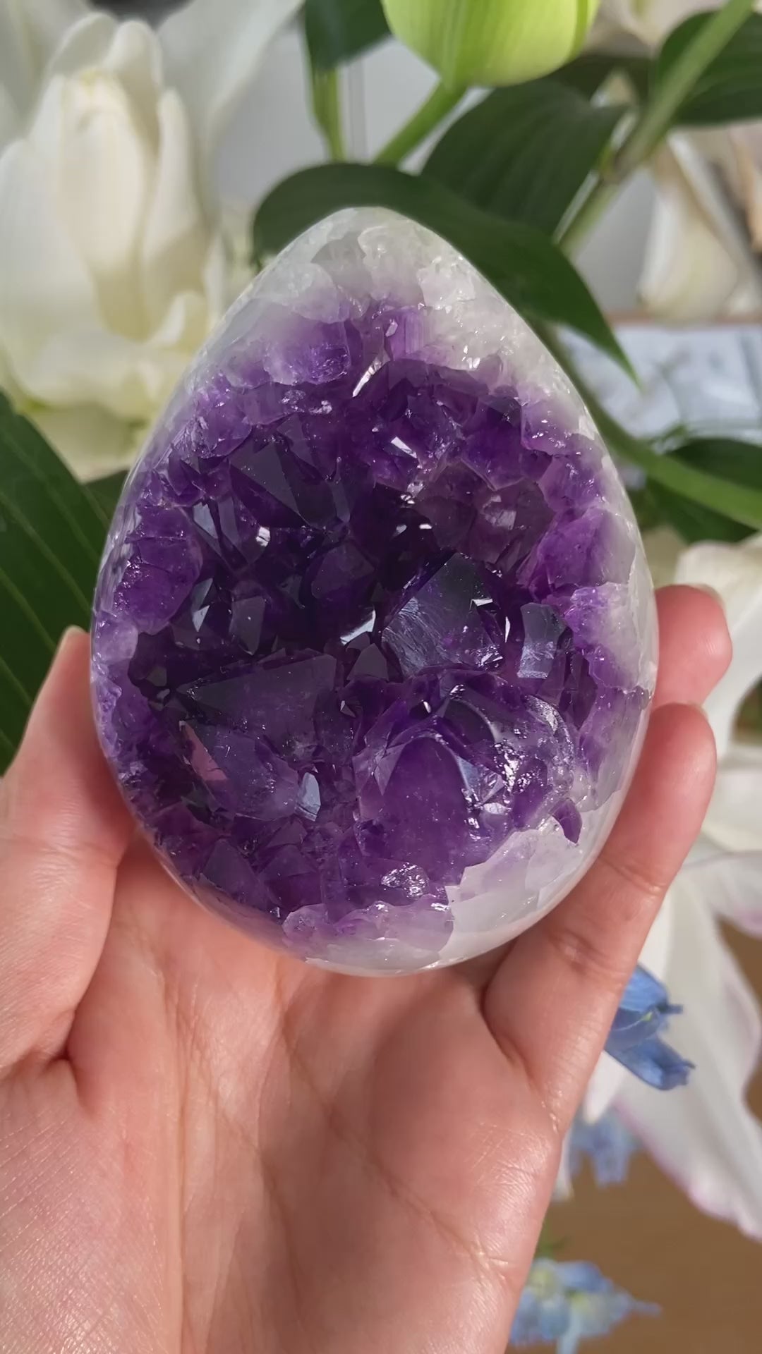 アメジストxアゲートエッグ ~Royalty Amethyst Egg~ – WROSE